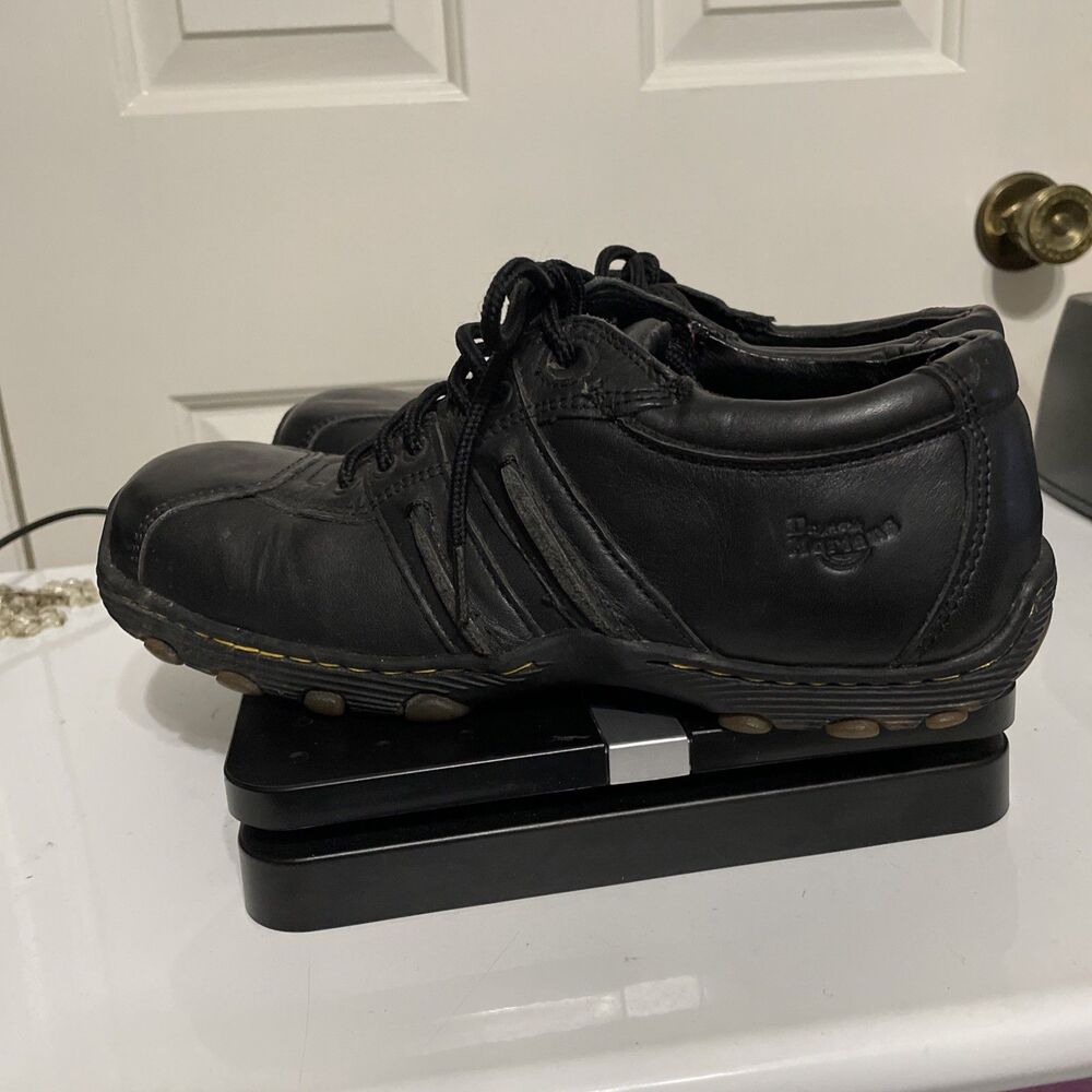 Dr Doc Martens Jim AirWair 8A99 womens black leather oxford shoes size 6